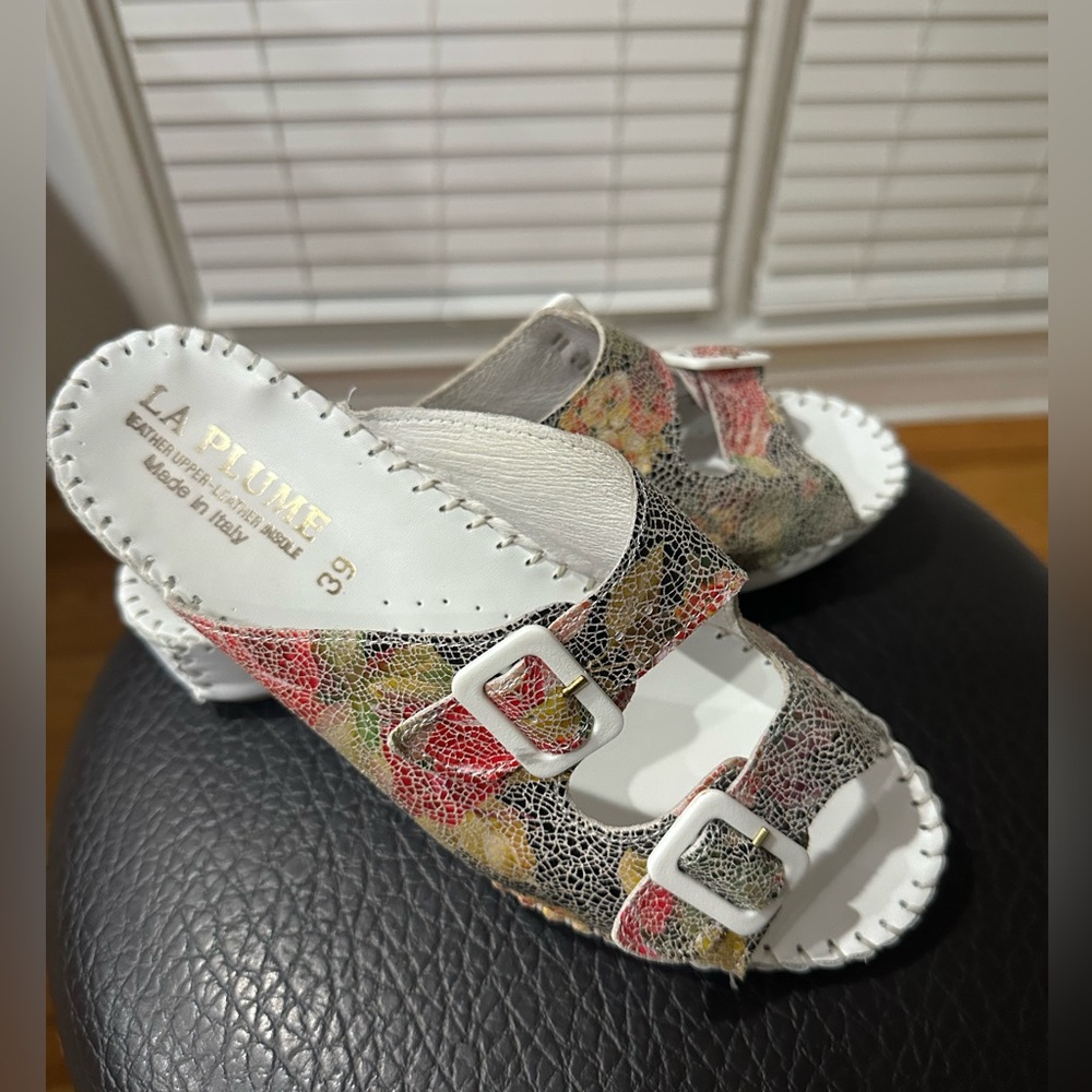 Leather Mules (Size States 39, U.S. Women’s Size 8.5 or 9) Best Offer Accepted!